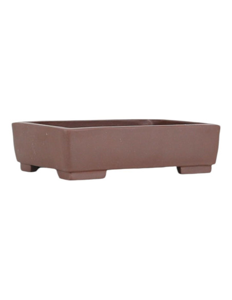 Vase de Bonsai Rectangulaire 20*15*6 cm Sans Émaillé - Yixing