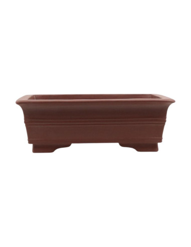 Pot of Bonsai Rectangular 31.5*26*11.5 cm Without Glazed – Yixing