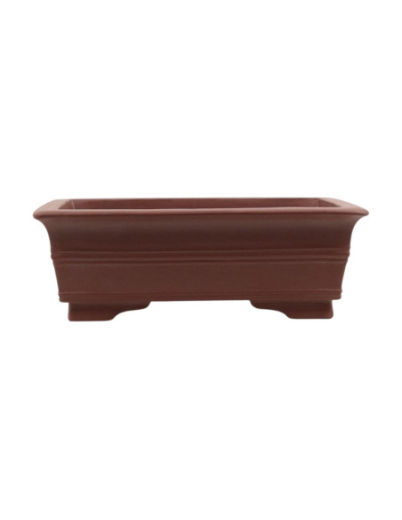 Maceta de Bonsai Rectangular 31,5*26*11,5 cm Sin Esmalte – Yixing